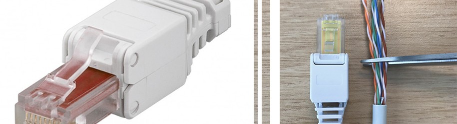 ¿Cómo instalo un conector UTP sin herramientas?