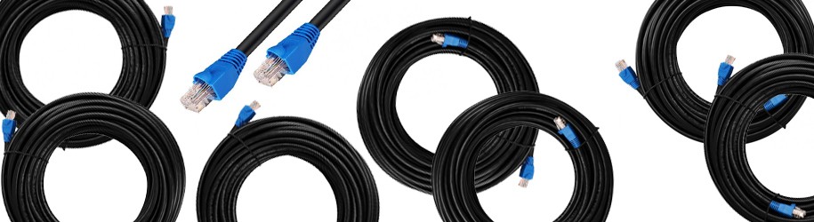 ¿Cuándo debo usar un cable de red para exteriores?