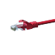 Cable de conexión UTP CAT5e de 5 m, rojo - 100 % cobre