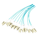 OM3 pigtail de fibra de vidrio turquesa ST - 12 piezas