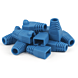 DANICOM funda para cable RJ45 azul grande - 10 unidades