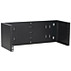 Soporte de montaje en pared 4U - 180 mm de profundidad
