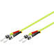 Cable de fibra óptica ST-ST OM5 (optimizado para láser) 0,50 m