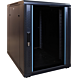 Armario para miniservidor de 15U con puerta de cristal, 600x800x860 mm (ancho x profundidad x alto).