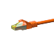 Cable de conexión Cat7 S/FTP (PIMF) de 5 m, color naranja