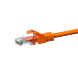 Cable de conexión UTP CAT5e de 2 m, color naranja - CCA