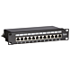 Panel de conexión FTP CAT6 de 10 pulgadas - 12 puertos