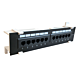 Panel de conexión UTP CAT6a para montaje en pared - 12 puertos