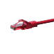 Cable de conexión UTP CAT6 de 2 m, rojo - 100 % cobre