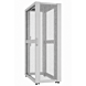 Armario para servidores de centro de datos de 52U con puerta perforada, 600 x 1000 x 2400 mm (ancho x profundidad x alto), color gris.