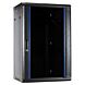 Armario de pared de 18U sin montar con puerta de cristal 600x450x900 mm (Ancho x Profundidad x Alto)