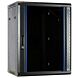Armario de pared de 15U con puerta de cristal de 600x600x770 mm (ancho x profundidad x alto)