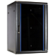 Armario de pared de 22U con puerta de cristal de 600x600x1100 mm (ancho x profundidad x alto)