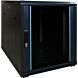 Armario para miniservidor de 12U con puerta de cristal, 600x800x720 mm (ancho x profundidad x alto).