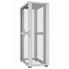 Armario para servidores de centro de datos de 42U con puerta perforada de 800 x 1000 x 2000 mm (ancho x profundidad x alto), color gris.