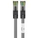 Cable de conexión Cat8 S/FTP (PIMF) de 0,25 m, color gris