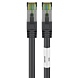 Cable de conexión Cat8 S/FTP (PIMF) de 0,50 m, color negro