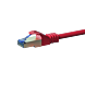 Cable de conexión CAT6a S/FTP (PIMF) de 5 m, color rojo