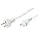 Cable de alimentación Schuko a C13 de 5 m, blanco