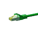Cable de conexión Cat7 S/FTP (PIMF) de 2 m, color verde.