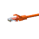 Cable de conexión UTP CAT5e de 1,50 m, color naranja - 100 % cobre