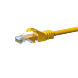Cable de conexión UTP CAT5e de 3 m, color amarillo - 100 % cobre