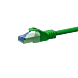 Cable de conexión CAT6a S/FTP (PIMF) de 15 m, color verde