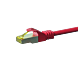 Cable de conexión Cat7 S/FTP (PIMF) de 1,50 m, color rojo