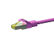 Cable de conexión Cat7 S/FTP (PIMF) de 2 m, color rosa