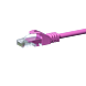 Cable de conexión UTP CAT5e de 0,50 m, color rosa - CCA