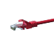 Cable de conexión UTP CAT6 de 0,50 m, rojo - CCA