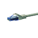Cable de conexión UTP CAT6a de 15 m, color gris - 100 % cobre