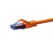 Cable de conexión UTP CAT6a de 3 m, color naranja - 100 % cobre