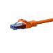 Cable de conexión UTP CAT6a de 15 m, color naranja - 100 % cobre