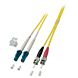 Cable de fibra óptica dúplex OS2 LC-ST de 2 m