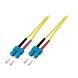 Cable de fibra óptica dúplex OS2 SC-SC de 2 m
