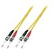 Cable de fibra óptica dúplex OS2 ST-ST de 1 m