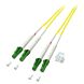Cable de fibra óptica dúplex OS2 LC/APC-LC/APC de 3 m