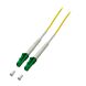 Cable de fibra óptica simplex OS2 LC/APC-LC/APC de 1 m