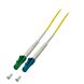 Cable de fibra óptica simplex OS2 LC/APC-LC de 1 m