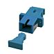 Acoplamiento monomodo SC-SC simplex azul