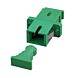 Acoplamiento monomodo SC-SC simplex verde