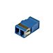 Acoplamiento Keystone monomodo dúplex LC-LC azul