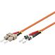 Cable de fibra óptica SC-ST OM2 de 3 m