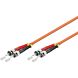 Cable de fibra óptica ST-ST OM2 de 0,50 m