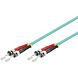 Cable de fibra óptica ST-ST OM3 de 1 m