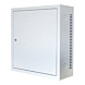Armario de pared 3U con puerta metálica de 185 mm de profundidad, color blanco.