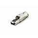 Conector RJ45 sin herramientas DANICOM S/FTP CAT8 - para núcleo sólido
