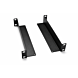 Perfil en L de 10 pulgadas para armarios de servidores de 450 mm de profundidad de 10 pulgadas - juego de 2