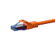 Cable de conexión UTP CAT6a de 5 m, color naranja - 100 % cobre